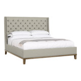 Michael Weiss California King Tufted Upholstered Panel Bed