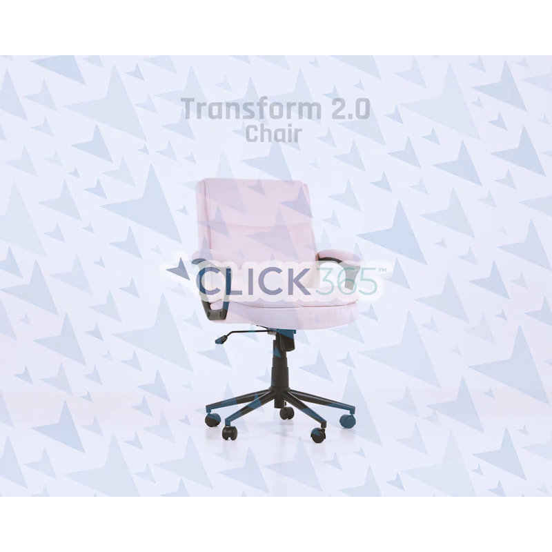 Black Bonded Leather Ergonomic Swivel Office Chair with Armrests