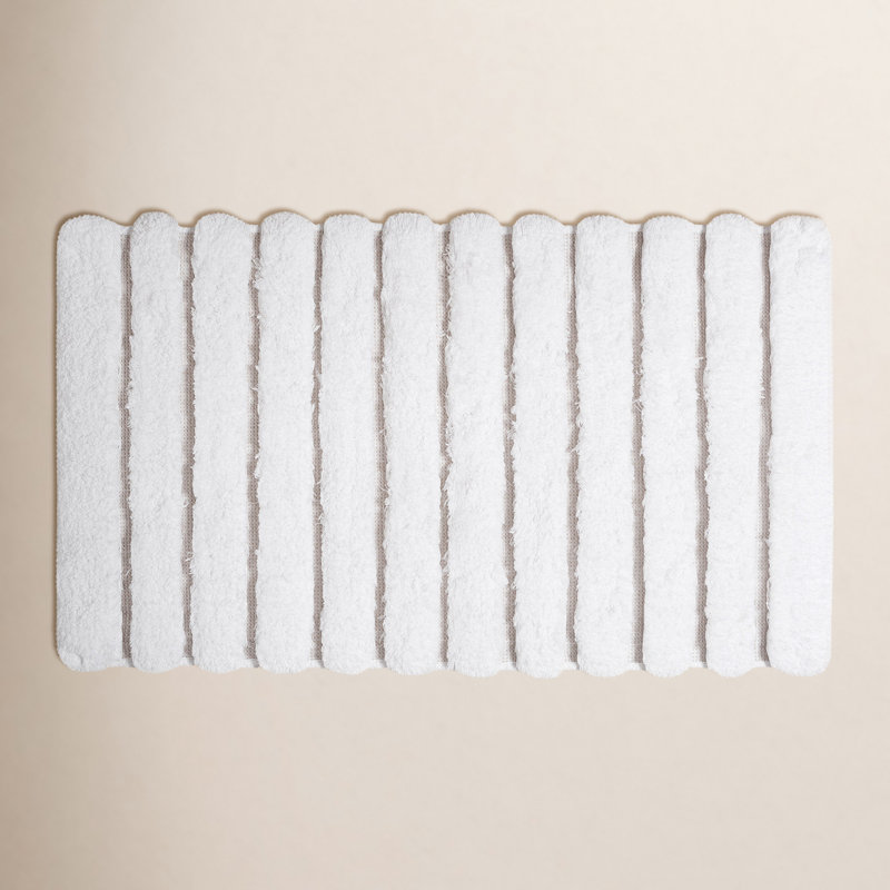 Petra Striped Bath Rug, 20'' W x 31'' L