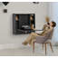 Bureau mural avec tablettes de rangement, bureau flottant