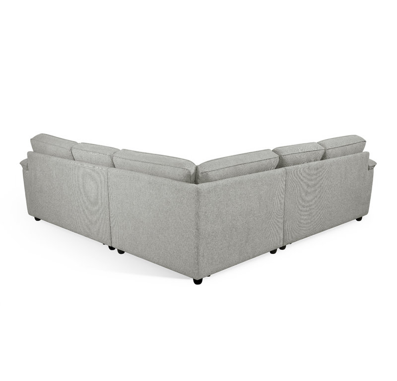 Howie 4 Seater Corner Sofa, Grey