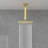 8" Wall or Ceiling-Mount Ultra Thin Rainfall Shower Head 2.5 GPM Square Overhead Shower-101692281