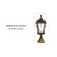 Montant de pilier solaire Royal Bulb - bronze patiné-918921004-918921002