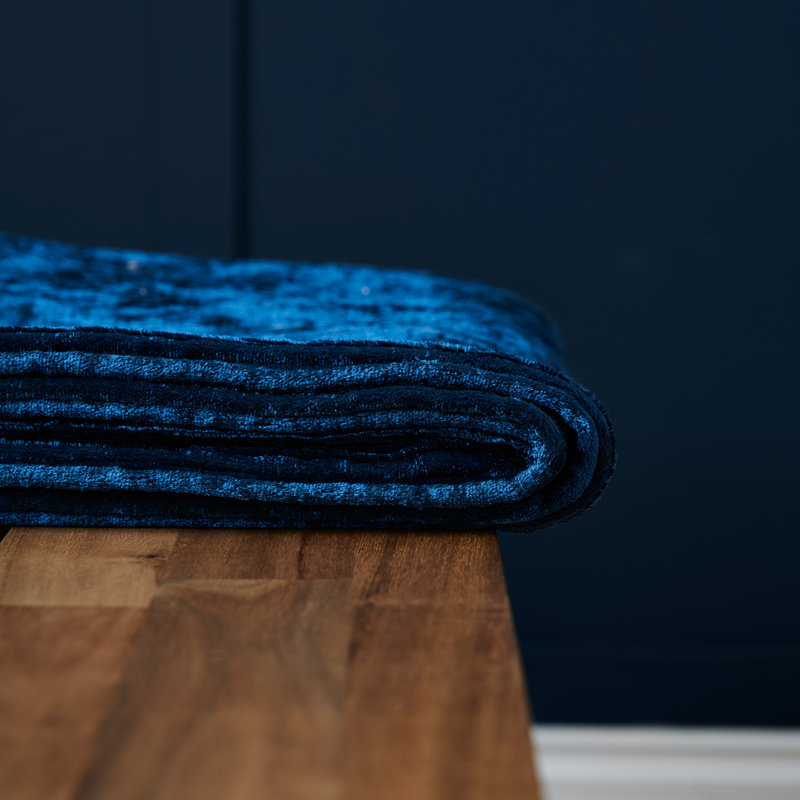 Taylour Throw Blanket, Navy