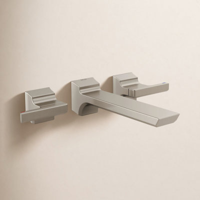 Pivotal® Double-Handle Wall Bathroom Faucet