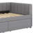 Twin-Size Padded Daybed With Ergonomic Backrest And Dual Storage Drawers-795002613
