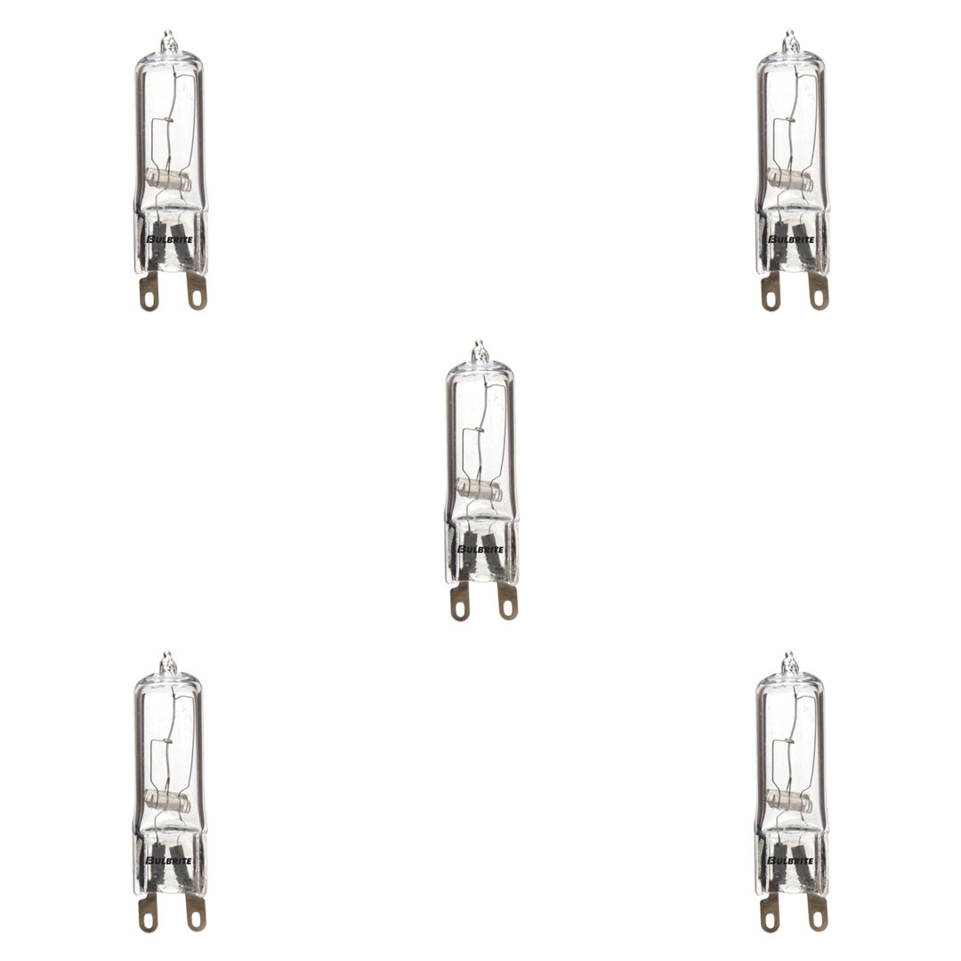 25 Watt T4 G9/Bi-pin Dimmable 2900K Halogen Bulb (Set of 5) Bulbrite Industries
