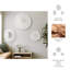 Miroir mural rond décoratif pour la maison Orren