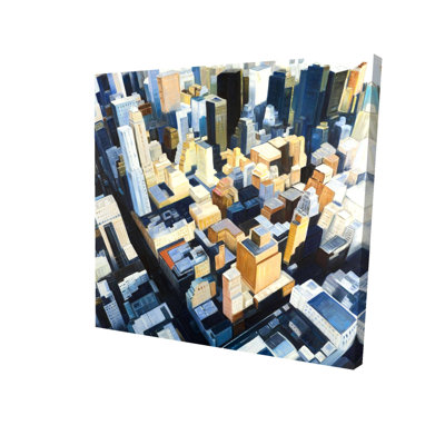 Manhattan View Canvas - Empire State Building Home Decor