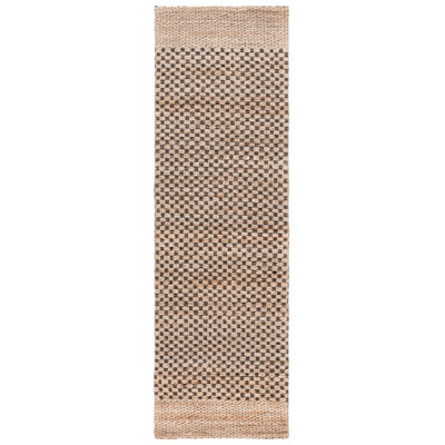 Tapis naturel / noir Natural Fiber 675