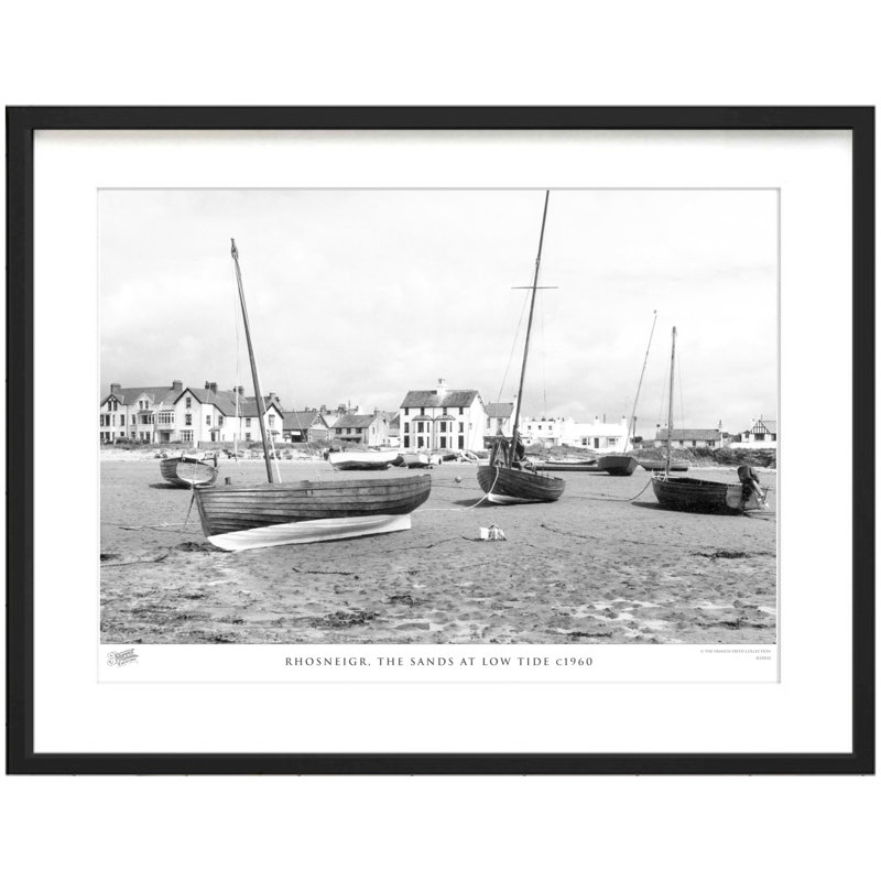 Rhosneigr, The Sands At Low Tide C1960 by Francis Frith - Single Picture Frame Print, 60cm H x 80cm W x 2.3cm D