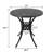 Baze Round Cast Aluminum Patio Dining Table-209872923-209872924