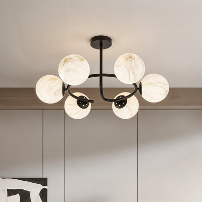 6 - Light Matte Black Pendant
