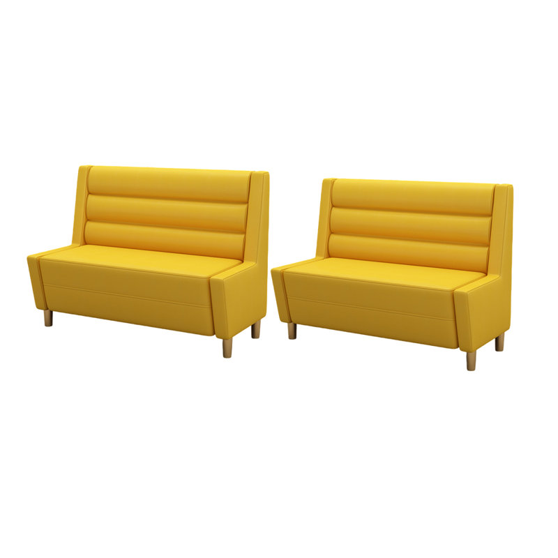 Banc de rangement Nordic Modern Elegant, Jaune
