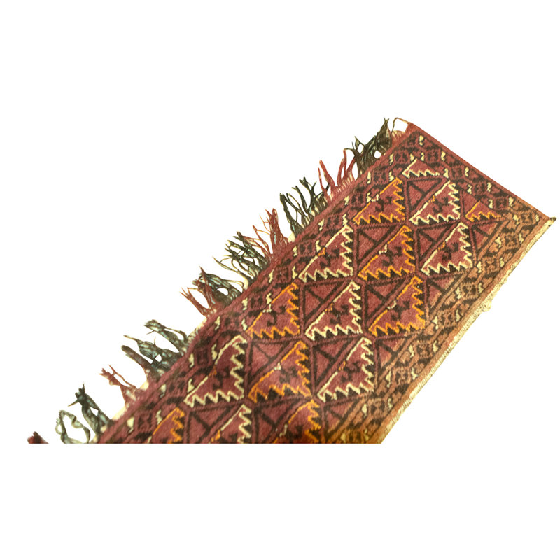 Tapis rouge noué à la main de haute qualité