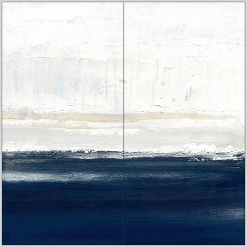 Deep Sea Colorfield Painting by Lillian August