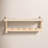 Kamini Poplar Floating Shelf with Hooks-458632541