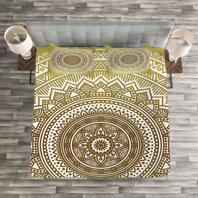 Bedspread with Pillow Shams Included, 220 x 264 cm