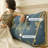 Sit-up Back Comfort Polyester Floral Bed Headboard Wedge Reading Pillow Triangular Back Support Cushion Compression-77462224