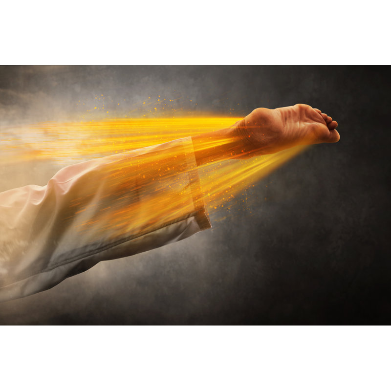 Martial Art by FOTOKITA - Wrapped Canvas Print, 30cm H x 46cm W