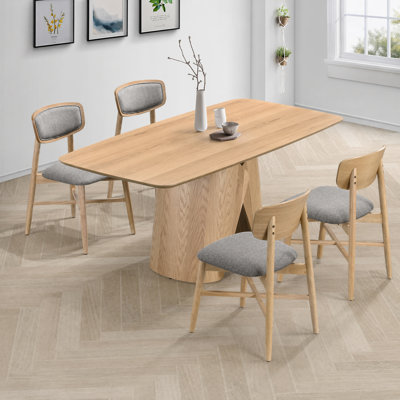 Sculptural Curved Back Dining Set