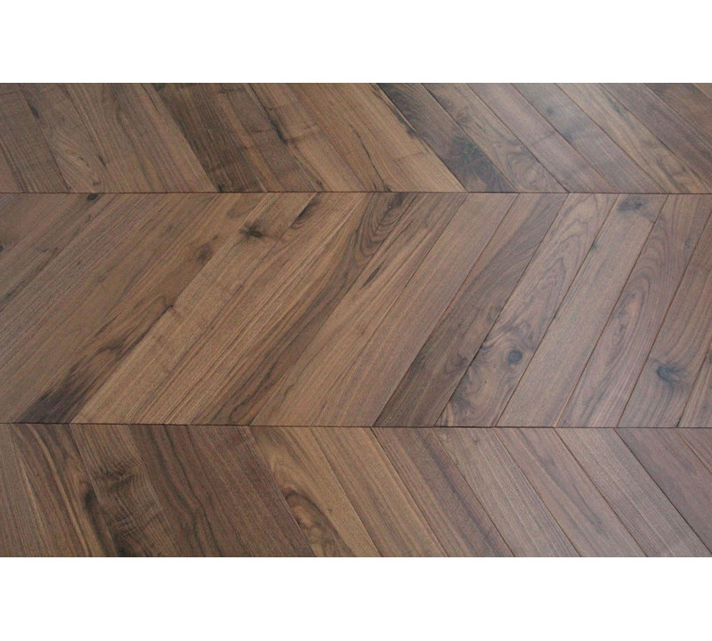 SR409 Chevron Walnut Hardwood Flooring