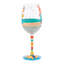 Verre à vin artisanal 15 oz Enesco Lolita Beach Boardwalk