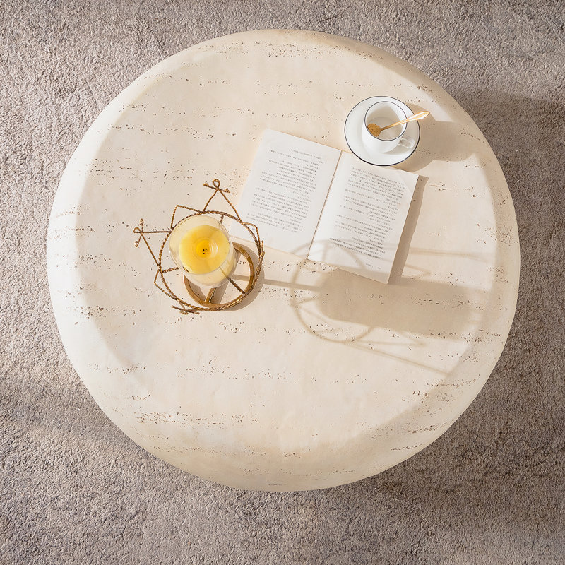 Table basse ronde Mgo Mid-Century