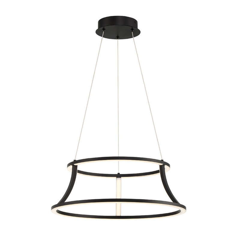 Cadoux 1 light Chandelier, Black