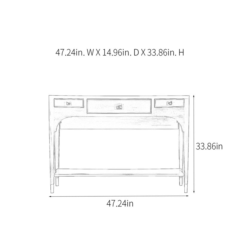 Modern Minimalist Luxury Console Table