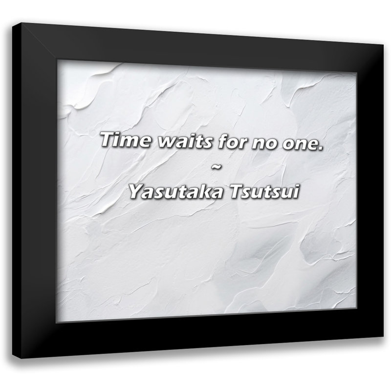 Yasutaka Tsutsui Citation: Le temps n'attend personne.