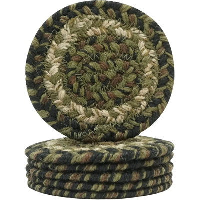 Ensemble de 6 sous-verres en jute de qualité supérieure pour table