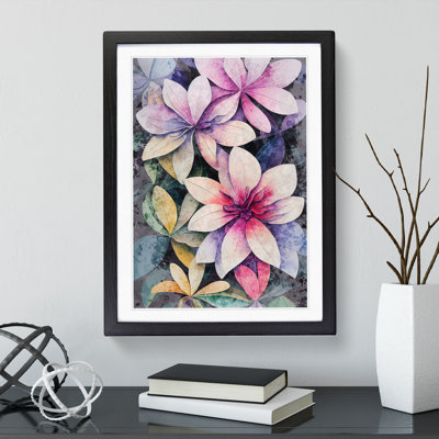 Flowers in Watercolour No.2 - Framed Print