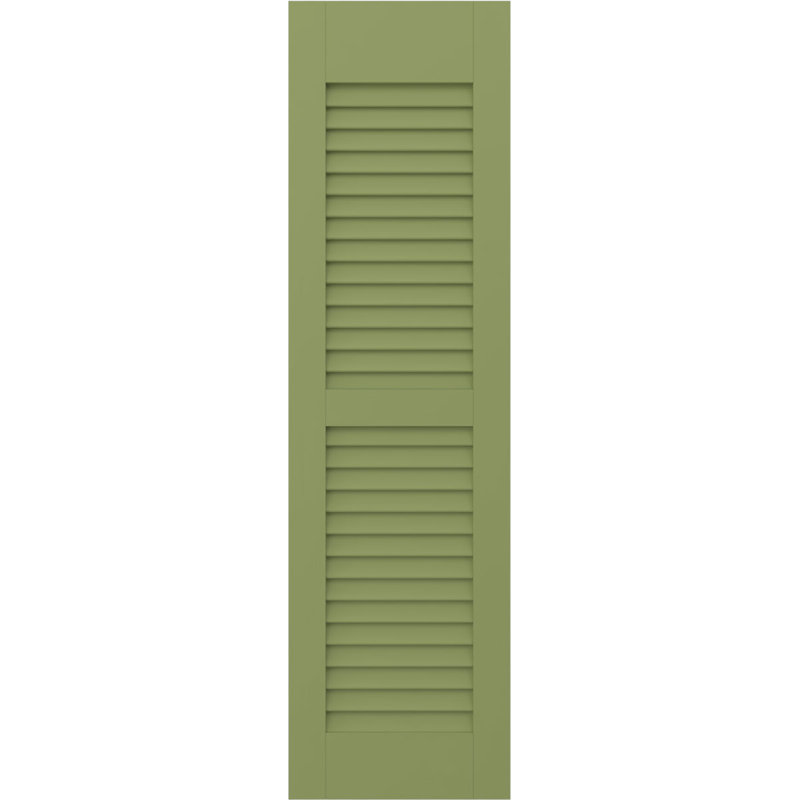 Deux volets à persiennes égales Americraft (par paire), 12", 31", Vert mousse