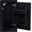 Ensemble de meuble-lavabo noir 60 po avec double meuble-lavabo (séparé), double lavabo en céramique, tablette de rangement et tiroirs séparés (miroir non inclus) - Solution de salle de bain moderne pour salles de bain spacieuses-592433511