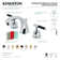 Kaiser Widespread Bathroom Faucet with Drain Assembly