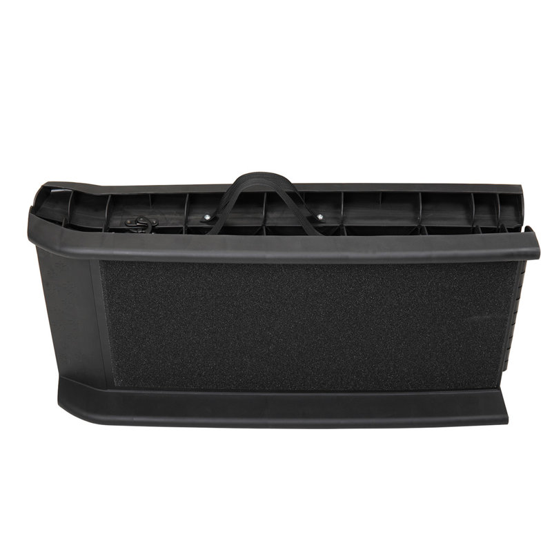 Échelle d'escalade pliable portative noire pour animaux de compagnie adaptée aux camions de véhicules tout-terrain