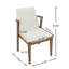 Fauteuils de salle à manger rembourrés Callan-126039011