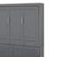 Lit escamotable double pleine grandeur avec coussin-728940598
