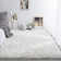 Mamduh Handmade Shag Faux Sheepskin White Rug