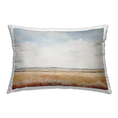 Polyester Lumbar Rectangular Indoor/Outdoor Pillow Cover & Insert by Lettered and Lined