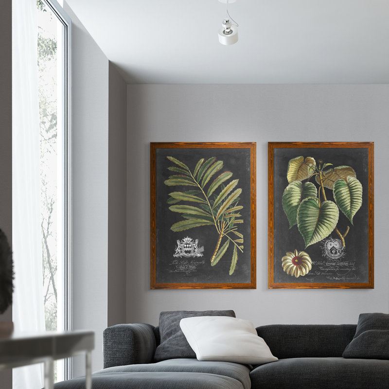 «Royal Foliage I» par Vincent Van Gogh, ensemble de 2 reproductions d'art encadrées, H 20 po x l 16 po x P 1,25 po
