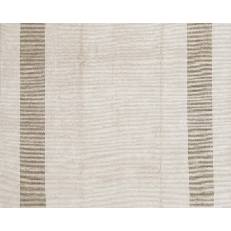 Tapis beige noué à la main de haute qualité