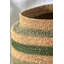 Seagrass Natural Stripe Round Basket-110455276
