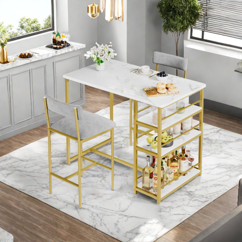 Fioravante 2 - Person Four Leg Base Dining Set