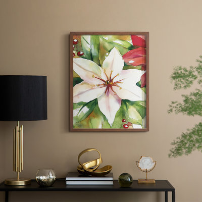 «Christmas Holiday Art DCCL», reproduction encadrée - bois massif