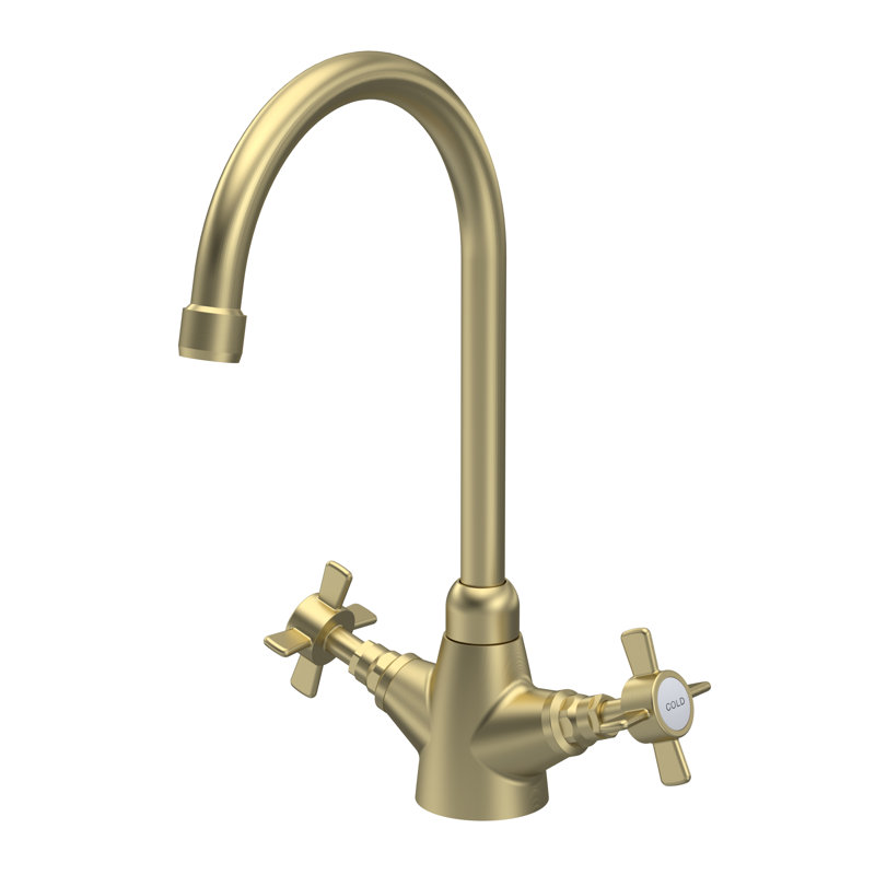 Nuie Kitchen Tap, Brushed Brass