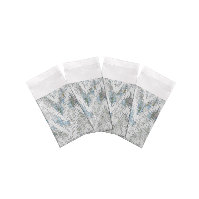 Chevron Cotton Sateen Dinner Napkins, Opulence