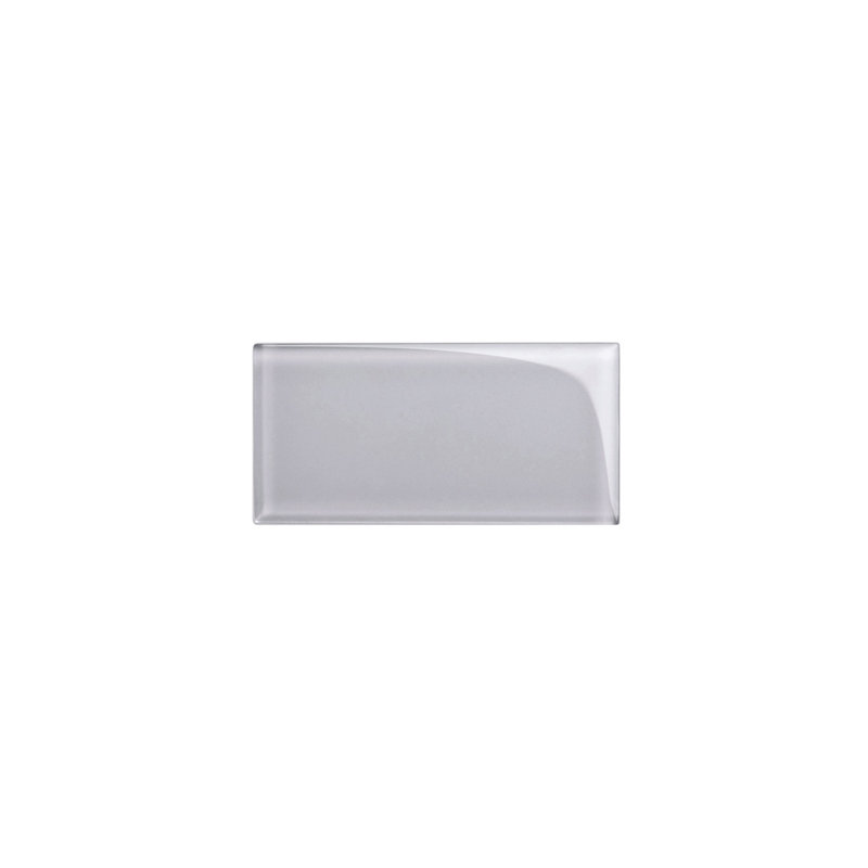 Carreau de verre Subway 3 po x 6 po, Gris lavande