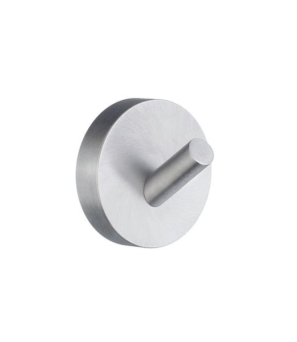 Wall Mounted Towel Hook, Brushed Chrome